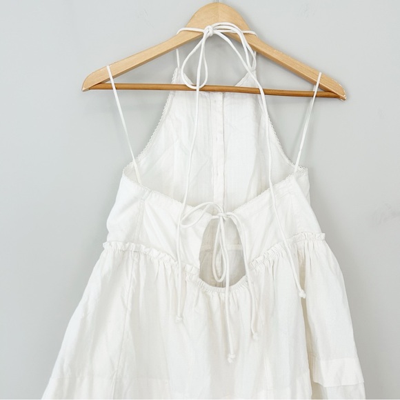 Free People Desert Days mini halter dress white NWT - Picture 13 of 16